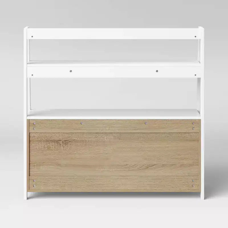 Bly Wide Kids' Bookshelf White - Pillowfort™