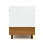Humble Crew Morgan Mid-Century Kids' Toy Chest with Soft Close Lid and Storage Shelf Wood/White