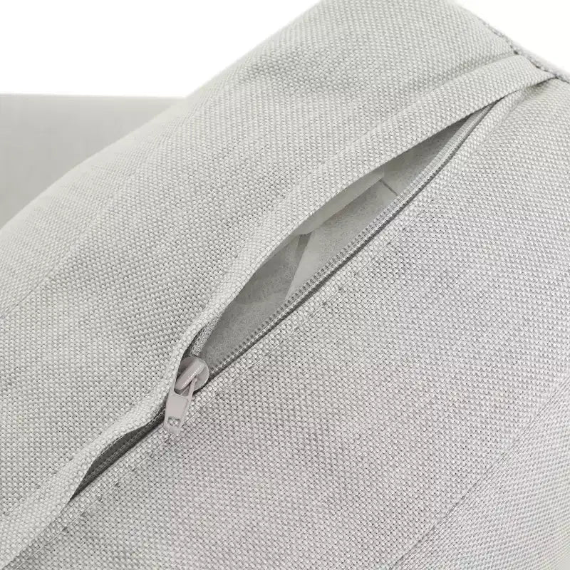 Christopher Knight Home Sedia Wevin in alluminio con cuscini, grigio chiaro