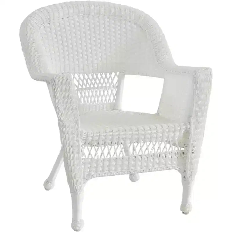 HomeStock Zen Zone Chair Set of 2, Durable Resin Wicker, Weather-Resistant with Cushions