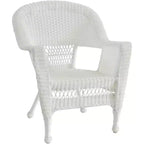 HomeStock Zen Zone Chair Set of 2, Durable Resin Wicker, Weather-Resistant with Cushions