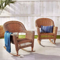 HomeStock Lakeside Living Chair - Set Of 2, Patio Chair, Outdoor Rocking Chair