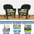 HomeStock - Set di 2 sedie Chic Contemporanee con Cuscino e Gambe Cromate