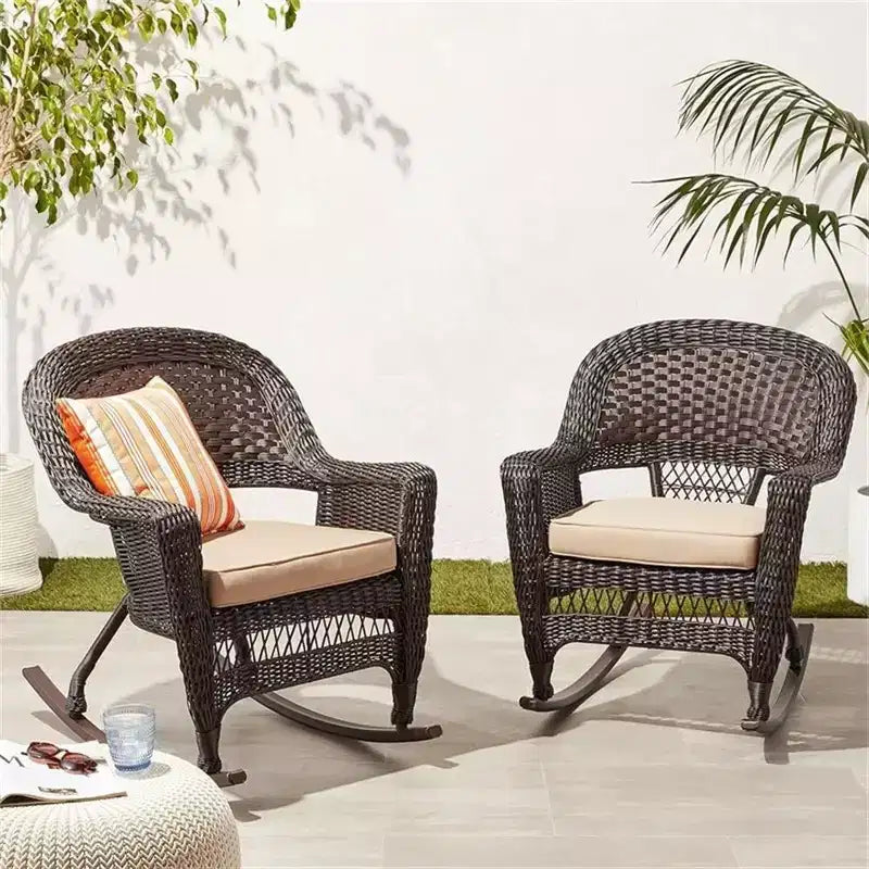 HomeStock - Set di 2 sedie Chic Contemporanee con Cuscino e Gambe Cromate