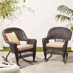 HomeStock - Set di 2 sedie Chic Contemporanee con Cuscino e Gambe Cromate