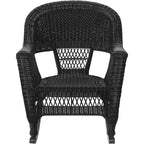 HomeStock Rocker Classic Comfort Chair With Cushion - Set Of 2
