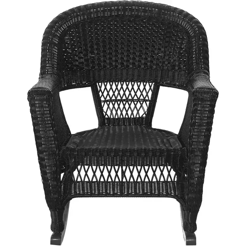 HomeStock Rocker Classic Comfort Chair With Cushion - Set Of 2