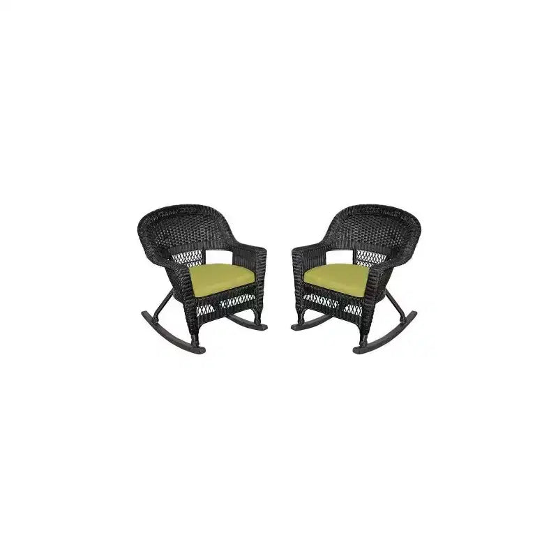 HomeStock Rocker Classic Comfort Chair With Cushion - Set Of 2