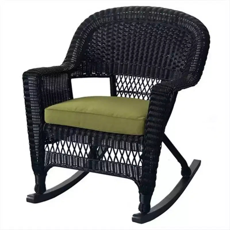 HomeStock Sedia a dondolo classica e confortevole con cuscino - Set da 2