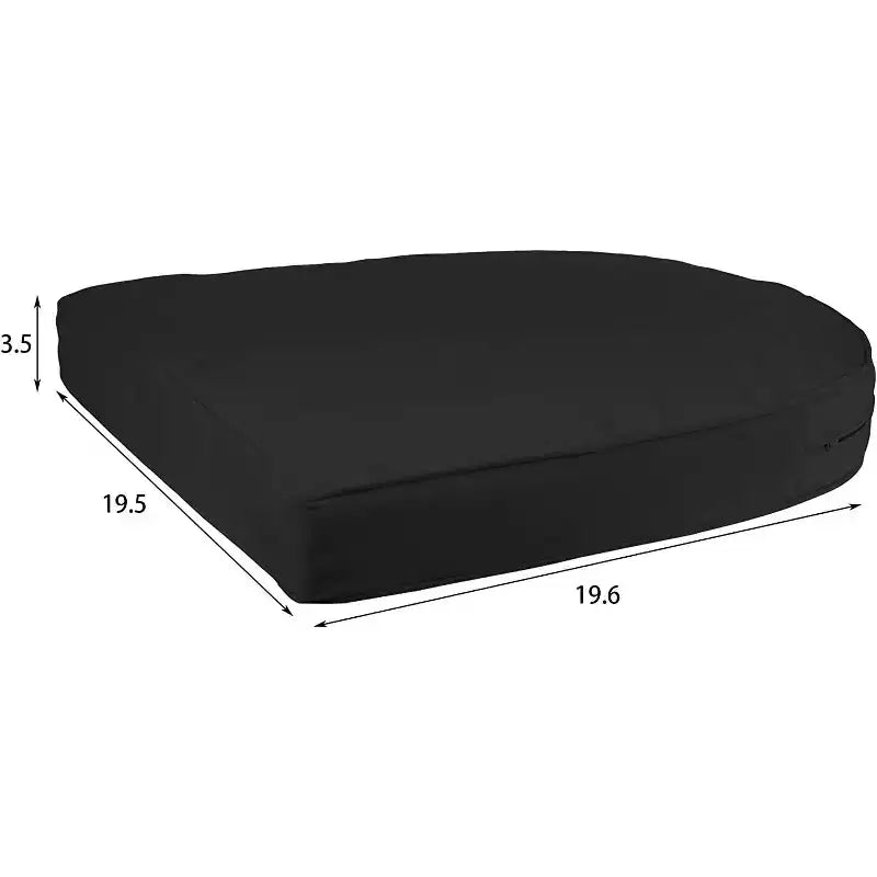 HomeStock Sedia in vimini con cuscino - Set da 2