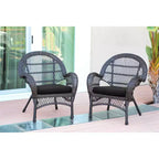 HomeStock Country Cottage Sedia Set da 2 con Cuscini