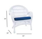 HomeStock Country Cottage Sedia Set da 2 con Cuscini