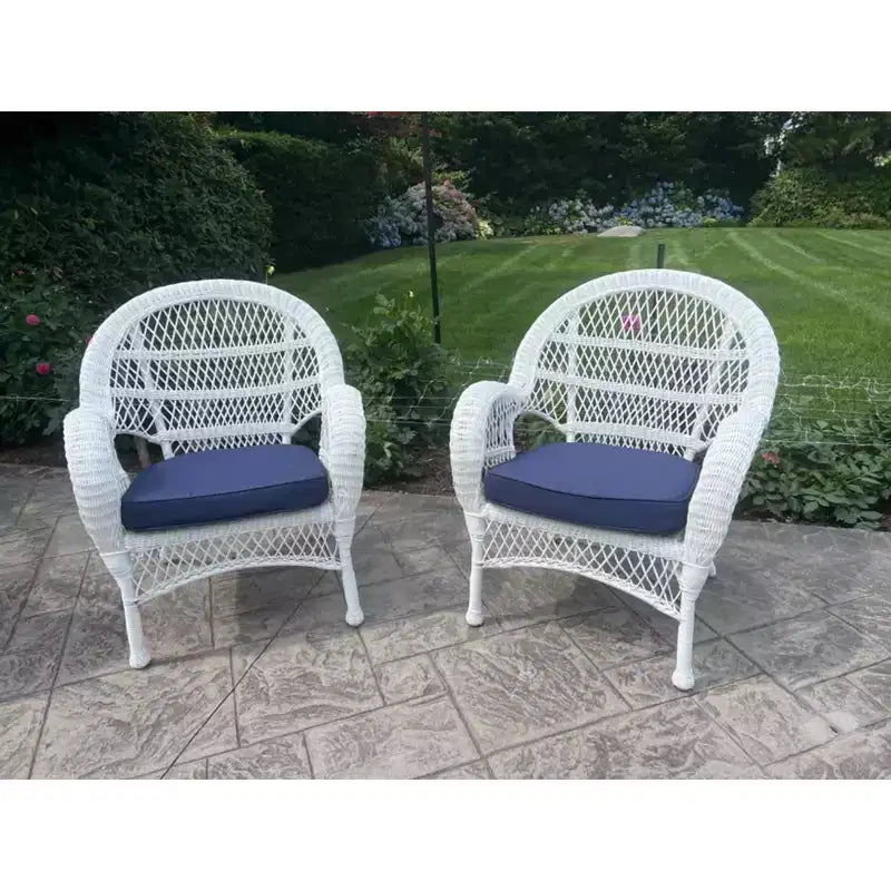 HomeStock Country Cottage Sedia Set da 2 con Cuscini