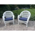 HomeStock Country Cottage Sedia Set da 2 con Cuscini