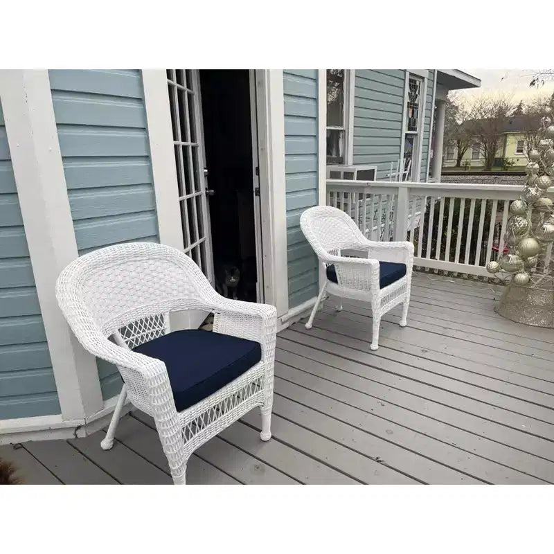 HomeStock Country Cottage Sedia Set da 2 con Cuscini