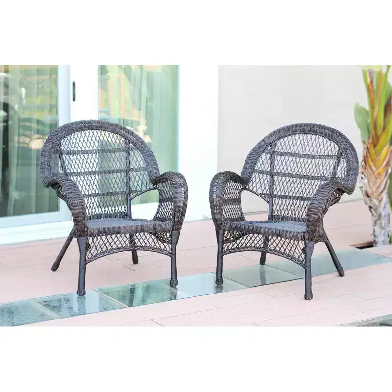 HomeStock Country Cottage Sedia Set da 2 con Cuscini