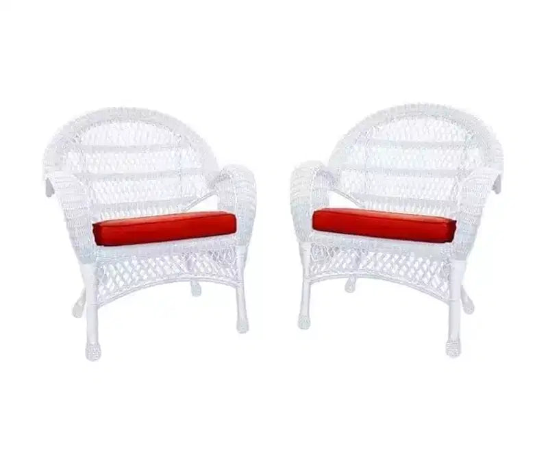 HomeStock Country Cottage Sedia Set da 2 con Cuscini