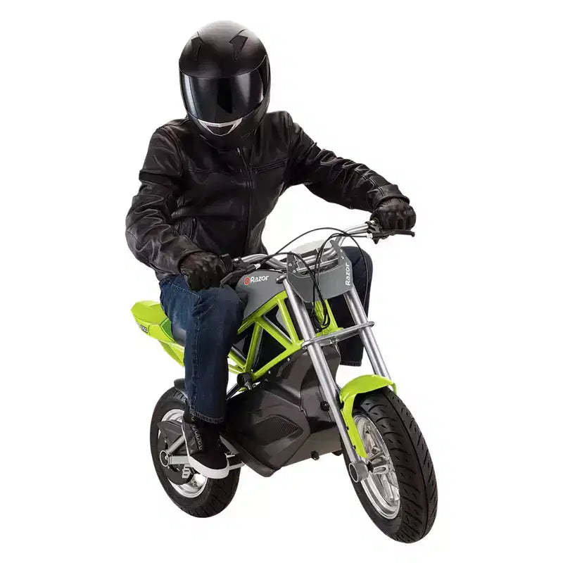 Bicicletta elettrica Razor RSF650 con pneumatici, motore a catena e vano nascosto, supporta 100 kg di peso e raggiunge velocità di 27 km/h