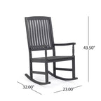Christopher Knight Home Arcadia Outdoor Acacia Wood Rocking Chair