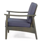 Christopher Knight Home Willowbrook Outdoor Acacia Wood Club Chair