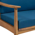 Christopher Knight Home Willowbrook Outdoor Acacia Wood Club Chair