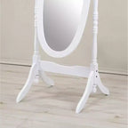 Roundhill Furniture Traditional Queen Anna Style Wood Floor Cheval Mirror