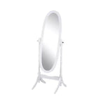 Roundhill Furniture Traditional Queen Anna Style Wood Floor Cheval Mirror