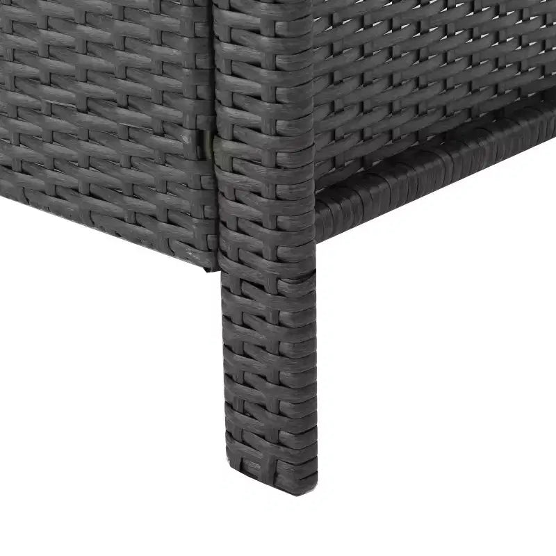Christopher Knight Home Lucia Sedie club da esterno in vimini con cuscini (set da 2), grigio/grigio chiaro