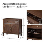 Kevin 27 Tall end table Set of 2| ART OF LIVING DESIGNS