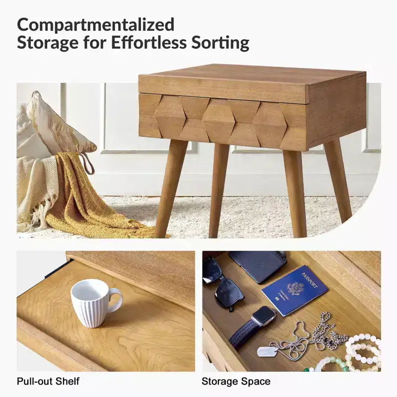 Javier Set di 2 tavolini Mid-century Modern| ART OF LIVING DESIGNS