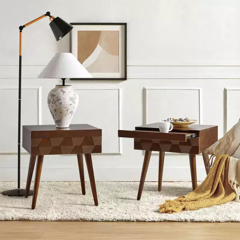 Javier Set di 2 tavolini Mid-century Modern| ART OF LIVING DESIGNS