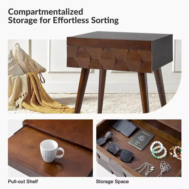 Javier Set di 2 tavolini Mid-century Modern| ART OF LIVING DESIGNS