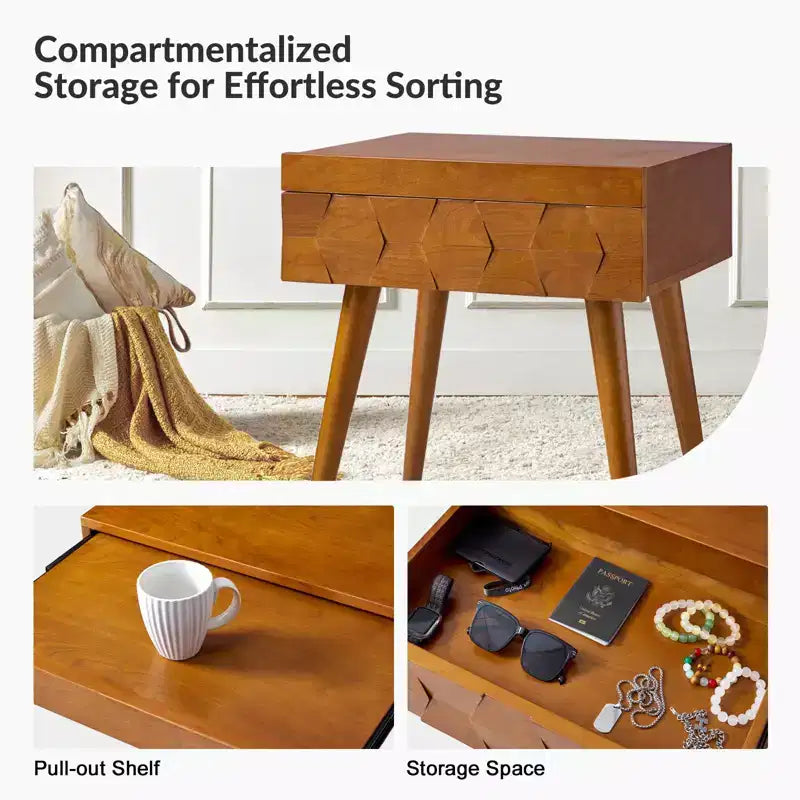 Javier Set di 2 tavolini Mid-century Modern| ART OF LIVING DESIGNS
