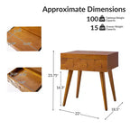 Javier Set di 2 tavolini Mid-century Modern| ART OF LIVING DESIGNS