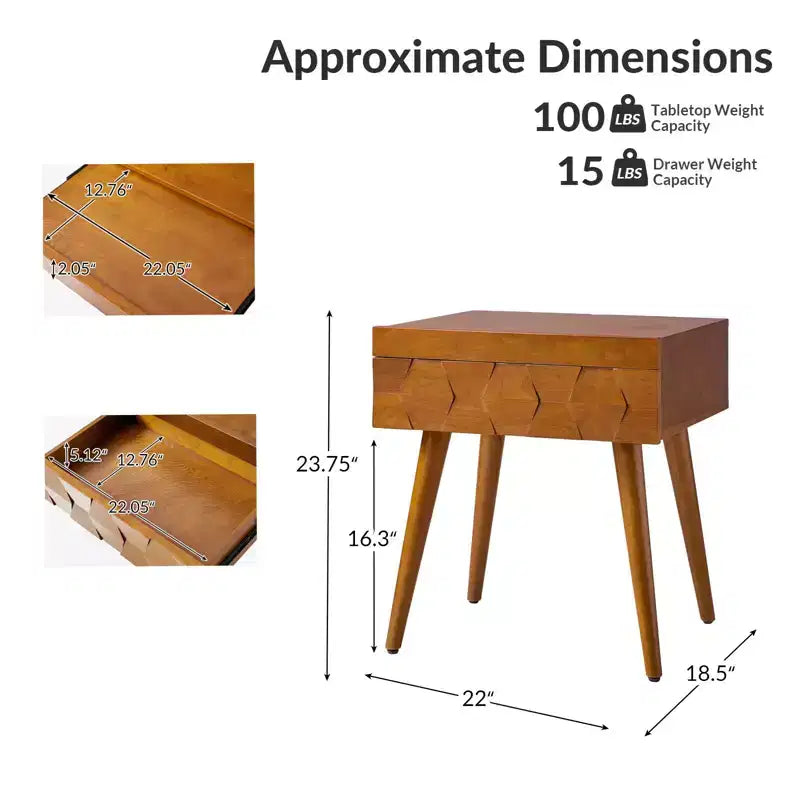 Javier Set di 2 tavolini Mid-century Modern| ART OF LIVING DESIGNS