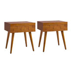 Javier End Mid-century Modern Table Set of 2| ART OF LIVING DESIGNS