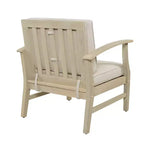 Christopher Knight Home Abena Outdoor Acacia Wood Club Chairs with Cushions(Set of 2)