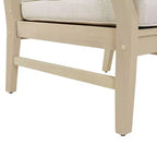 Christopher Knight Home Abena Outdoor Acacia Wood Club Chairs with Cushions(Set of 2)