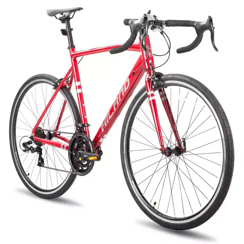 Bici da strada HILAND 700C, bici da corsa a 14 velocità, bicicletta da pendolare per uomo e donna