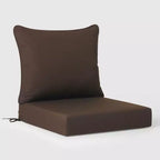 WestinTrends Avalon White Outdoor Modern HDPE Patio Club Chair with Deep Seat Cushions