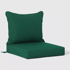 WestinTrends Avalon White Outdoor Modern HDPE Patio Club Chair with Deep Seat Cushions