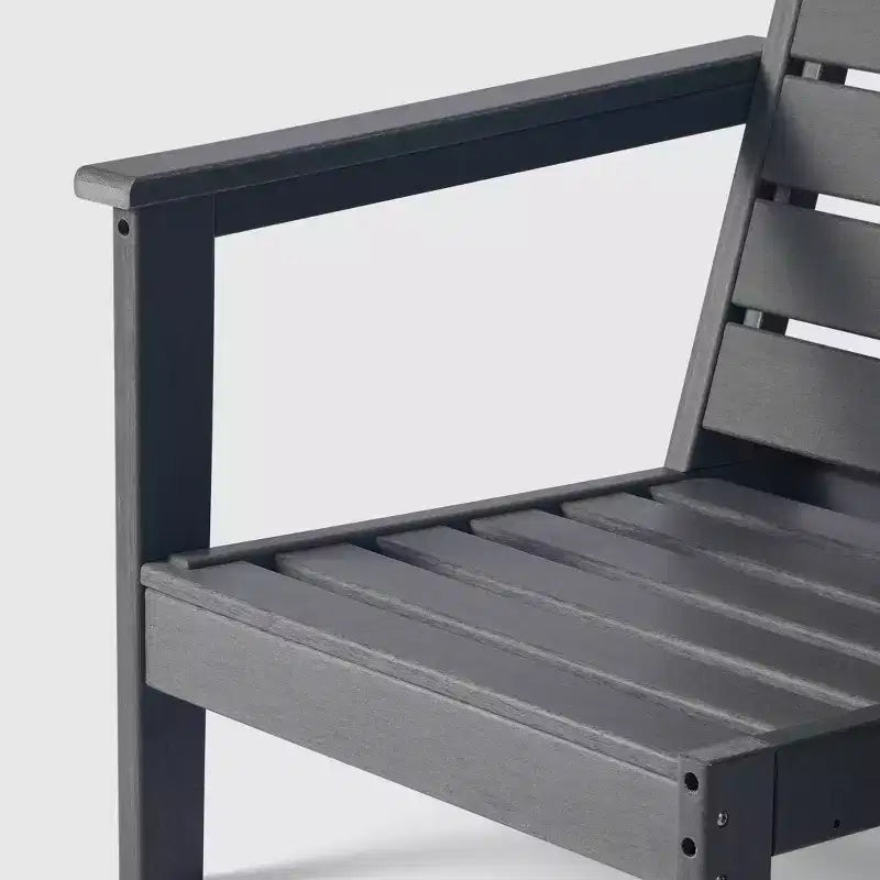 WestinTrends Avalon Sedia ad angolo con bracciolo sinistro per esterni in HDPE con seduta profonda