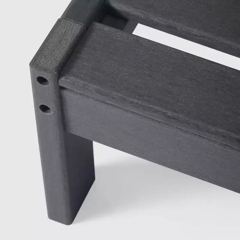 WestinTrends Avalon Sedia ad angolo con bracciolo sinistro per esterni in HDPE con seduta profonda