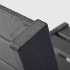 WestinTrends Avalon Sedia ad angolo con bracciolo sinistro per esterni in HDPE con seduta profonda