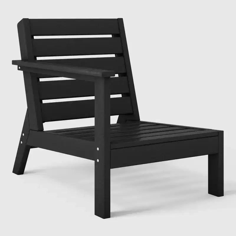 WestinTrends Avalon Sedia ad angolo con bracciolo sinistro per esterni in HDPE con seduta profonda