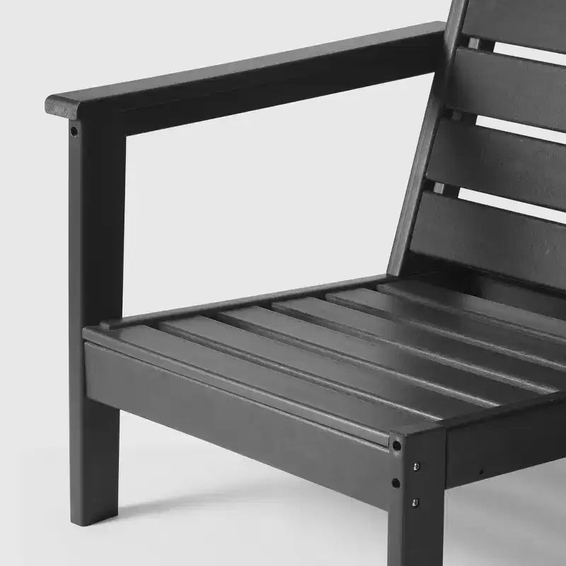 WestinTrends Avalon Sedia ad angolo con bracciolo sinistro per esterni in HDPE con seduta profonda