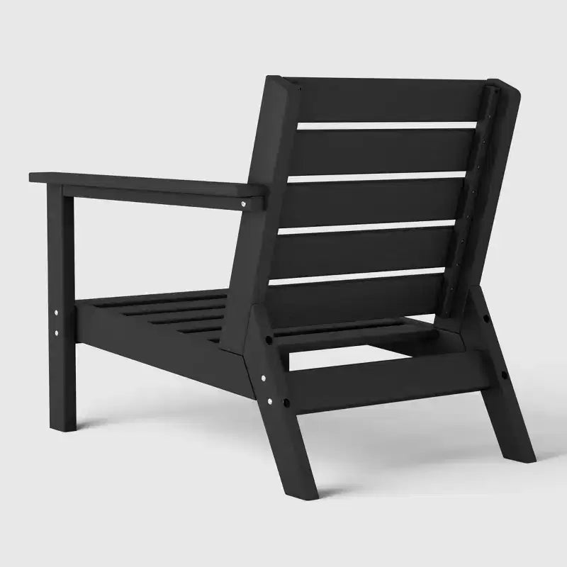 WestinTrends Avalon Sedia ad angolo per esterni in HDPE con bracciolo destro e seduta profonda