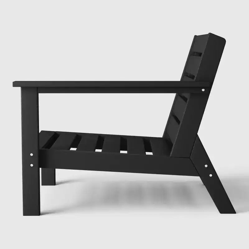 WestinTrends Avalon Sedia ad angolo per esterni in HDPE con bracciolo destro e seduta profonda