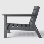 WestinTrends Avalon Sedia ad angolo per esterni in HDPE con bracciolo destro e seduta profonda
