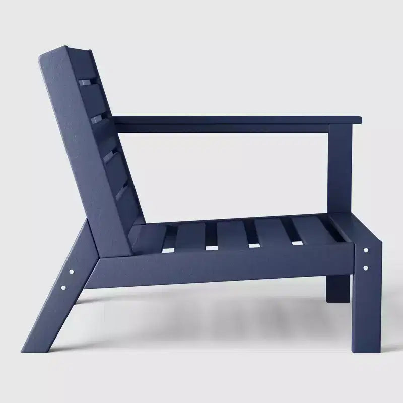WestinTrends Avalon Sedia ad angolo per esterni in HDPE con bracciolo destro e seduta profonda